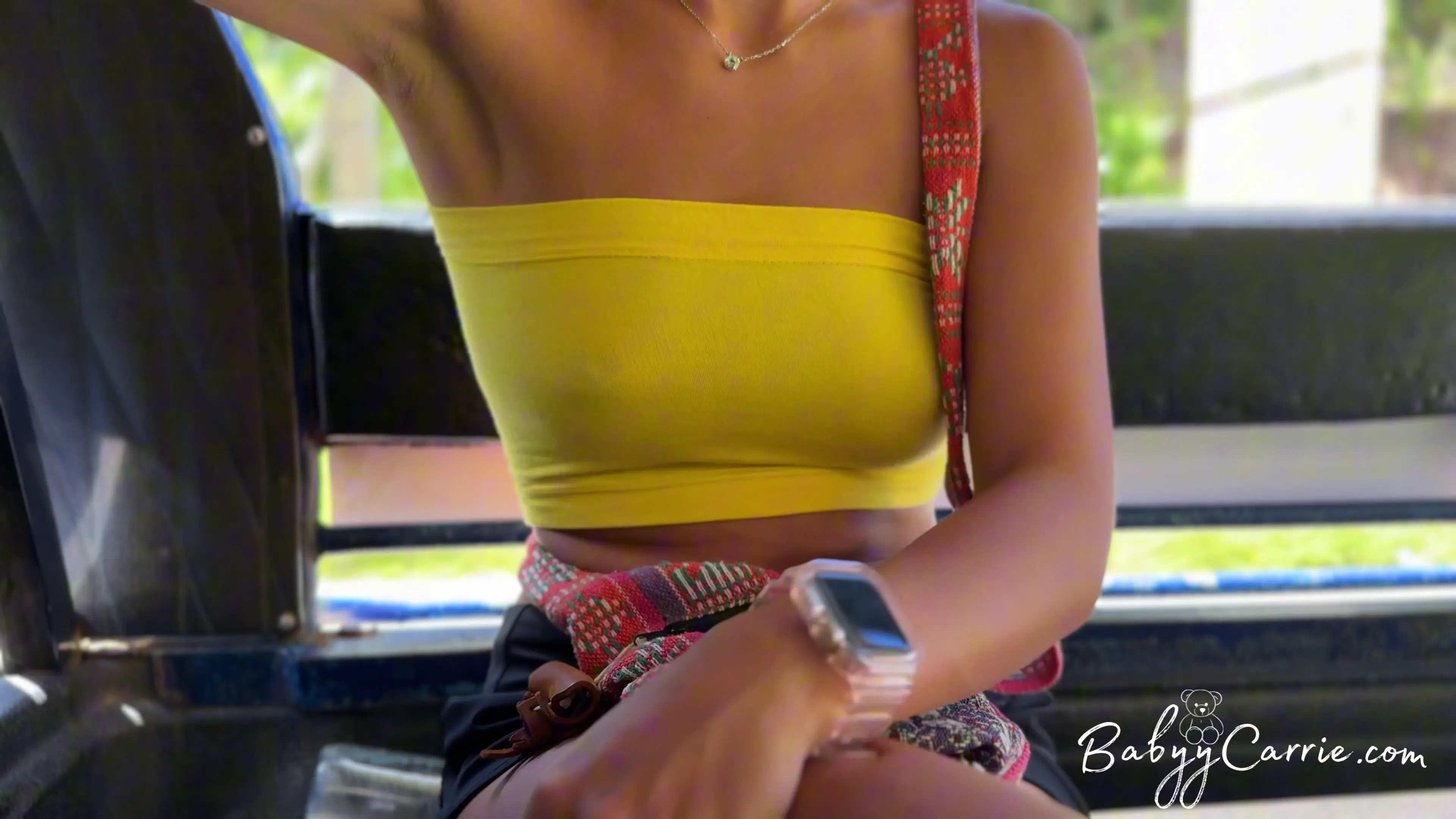 Exclusive Leak: baby_carrie - Strapless Top, Wind, and a Bouncy Ride - Stream in FullHD | Hotleakxxx.com