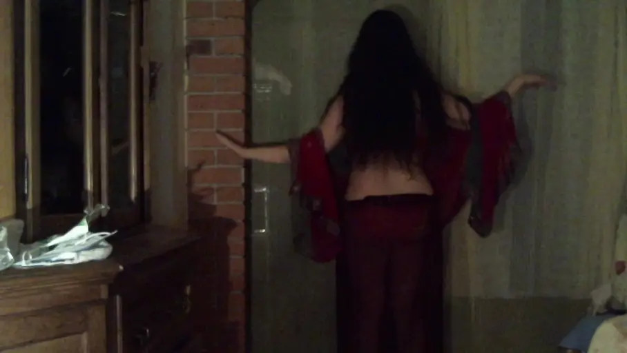 Exclusive Leak: Elbereth123 - Amazing, sexy, dynamic belly dance in transparent red outfit - Stream in FullHD | Hotleakxxx.com