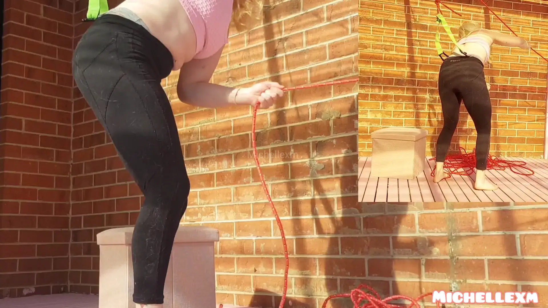 Exclusive Leak: michellexm - Hanging wedgie experiment - Stream in FullHD | Hotleakxxx.com