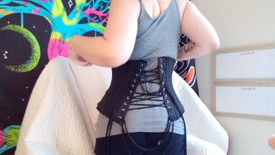 Kane Fawkes - Corset Tightening - SFW