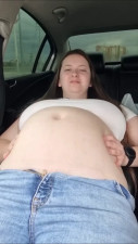 Creamy BBW girl - showing off my belly
