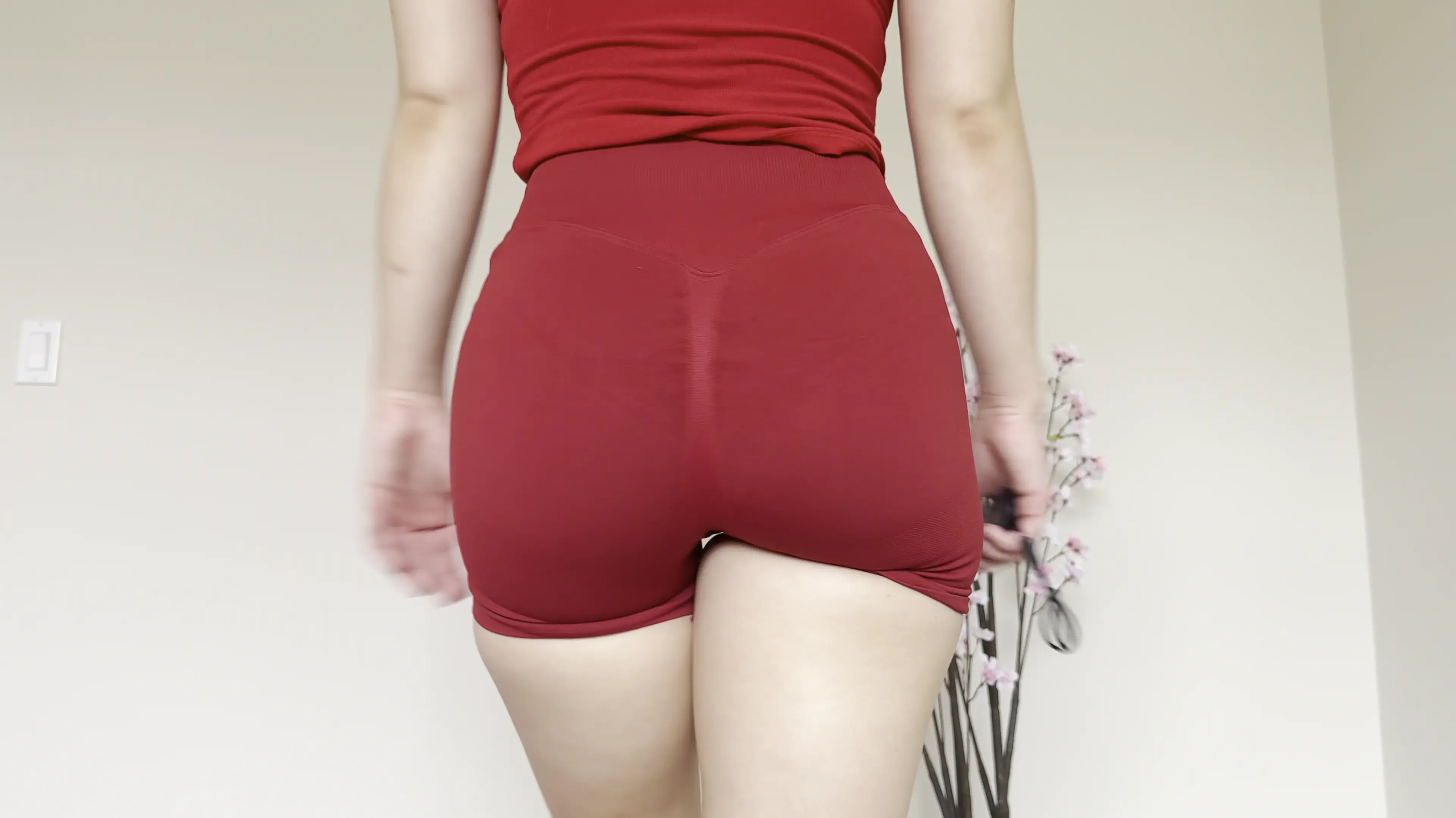 Exclusive Leak: nofacej19 - Walk with me | Red shorts | 4 11 half Asian - Stream in FullHD | Hotleakxxx.com
