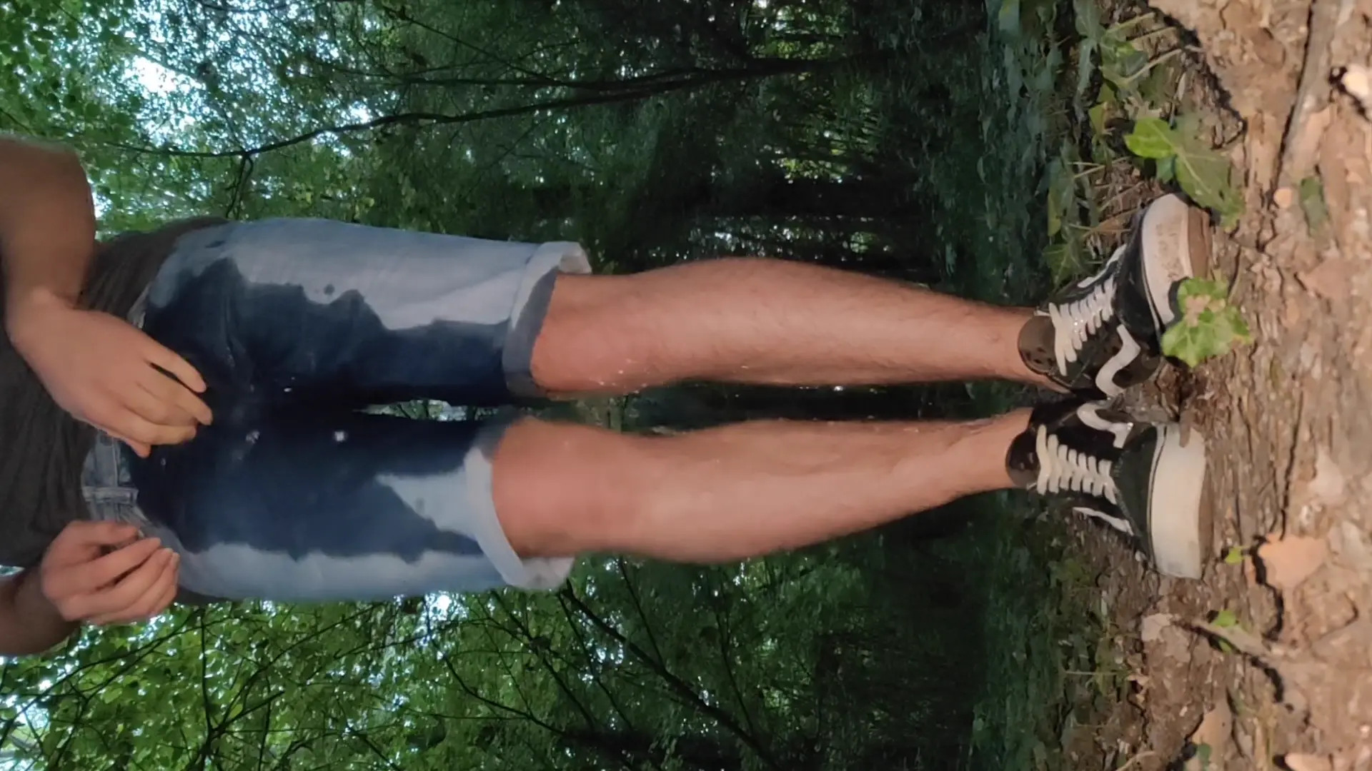 Exclusive Leak: WetMyDreams - Wetting My Jeans Shorts In The Forest - Stream in FullHD | Hotleakxxx.com