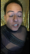 Bootydevine - One of my outfits during the online XBIZ Awards during COVID