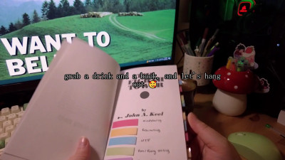 Weird Wood - Annotate with Me - cozy ASMR, soft music, & vintage books