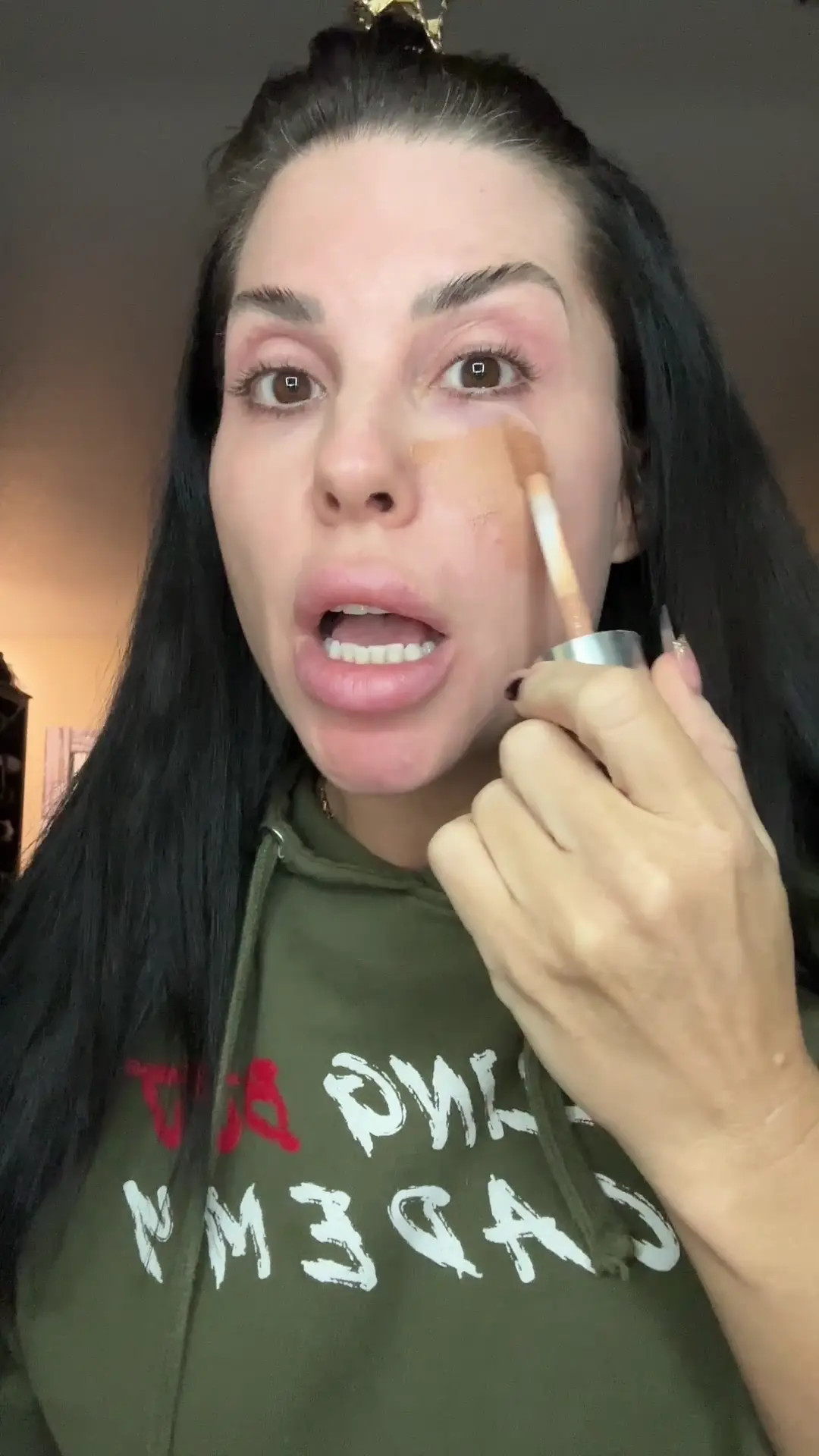 Exclusive Leak: Nadya Jaymes - Putting on make up - Stream in FullHD | Hotleakxxx.com