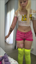 Aria Usagi - Halloween FNAF Chica, Cute Spooky Cosplay Try-On