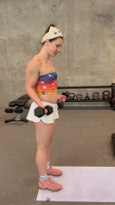 Secretlittle - Muscle Girl Fitness Routine