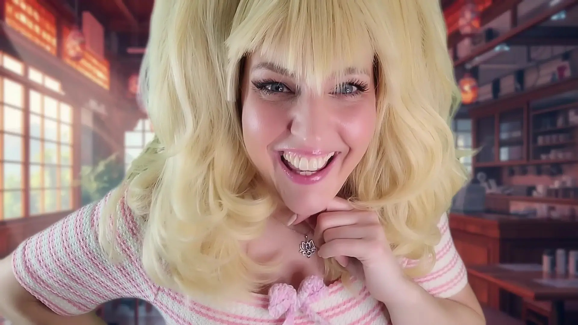 Exclusive Leak: AurasmicASMR - ASMR Cosy Cafe | Anime Cosplay - I Feed You - Stream in FullHD | Hotleakxxx.com