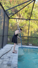 MizDMarie - Watching Madre Marie Clean The Pool
