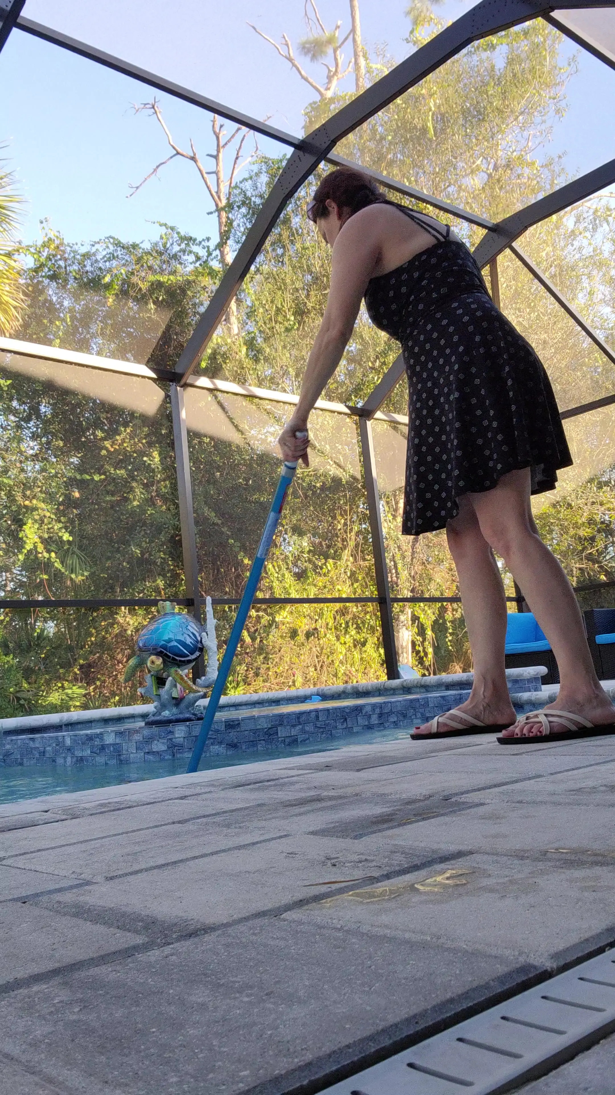 Exclusive Leak: MizDMarie - Watching Madre Marie Clean the Pool Part 3 - Stream in FullHD | Hotleakxxx.com