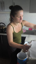 FenekManul - Preparing a Fresh Salmon - Step By Step Kitchen Routine