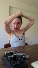 FreyjaXtreme - SHAVING MYSELF - Shaved pretty girl - Hair Fetish