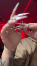 Dani_RedheaDevil - Beautiful very long nails of the mistress
