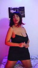 MilkyDallas - Smoking in a date dress