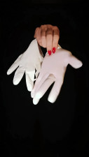 JuliaCrown - Latex Gloves ASMR Slow Movements & Satisfying Sounds