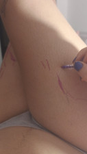 AkameQueen - Drawing my leg