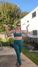 MXTHEGIGI - Quick little morning sqat session with Gigi THE Sun Goddess
