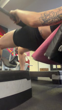 PixieSpicy - Hip thrust burning glutes