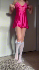 Vanesakittycat - SFW satin dress