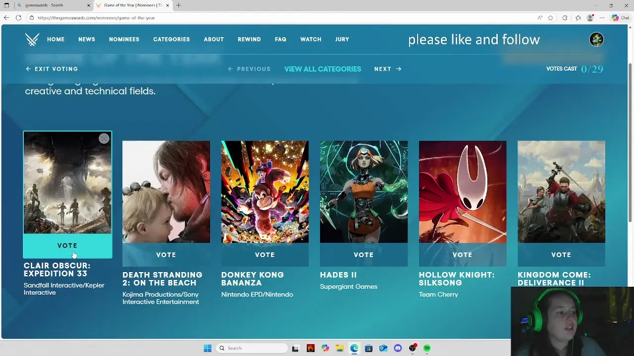 Exclusive Leak: CosmicNami - Voting for the Game Awards SFW - Stream in FullHD | Hotleakxxx.com
