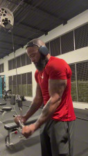 Jameshardon007 - Late night workout with James hardon
