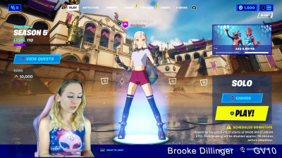 Brooke Dillinger - GV10 Fortnite Quests for XP Consume Corn at Steel Farm