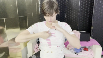AhanuReed_ - DIY Ripped Pinned T-shirt Last Part
