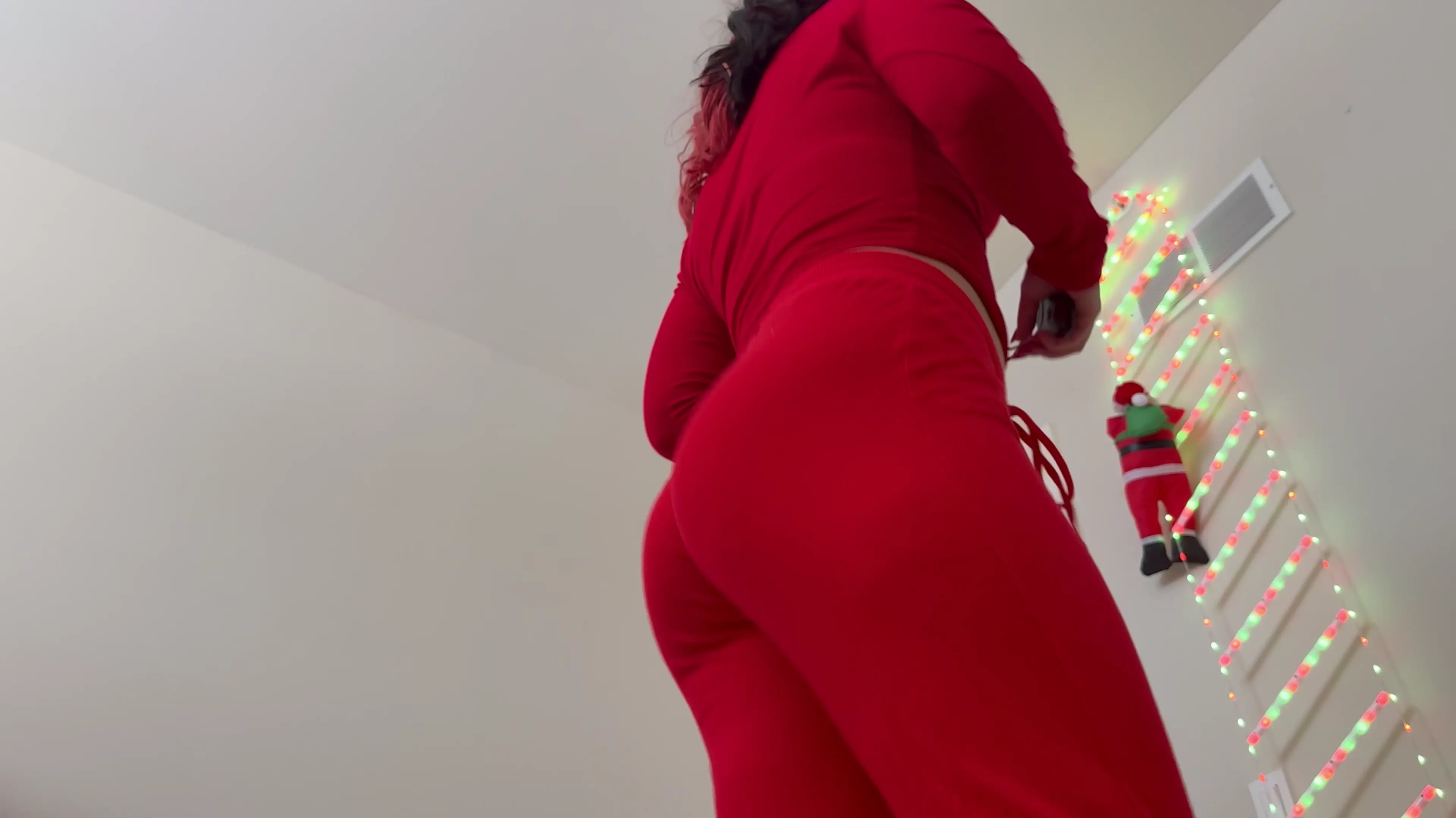 Exclusive Leak: nofacej19 - Walk with me | Red leggings | 4 11 half Asian - Stream in FullHD | Hotleakxxx.com