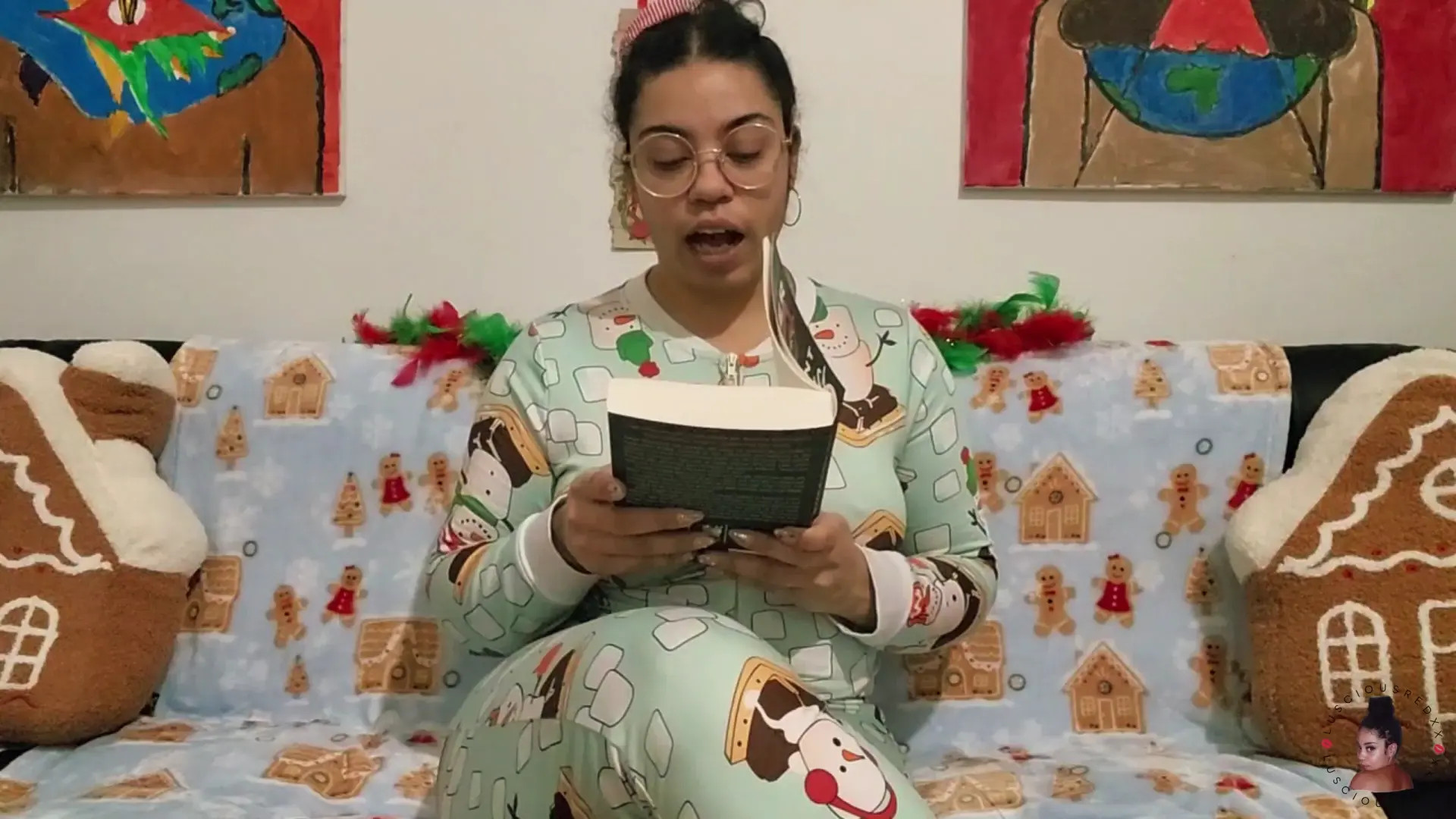Exclusive Leak: LusciousRed - SFW Read With Me - Stream in FullHD | Hotleakxxx.com