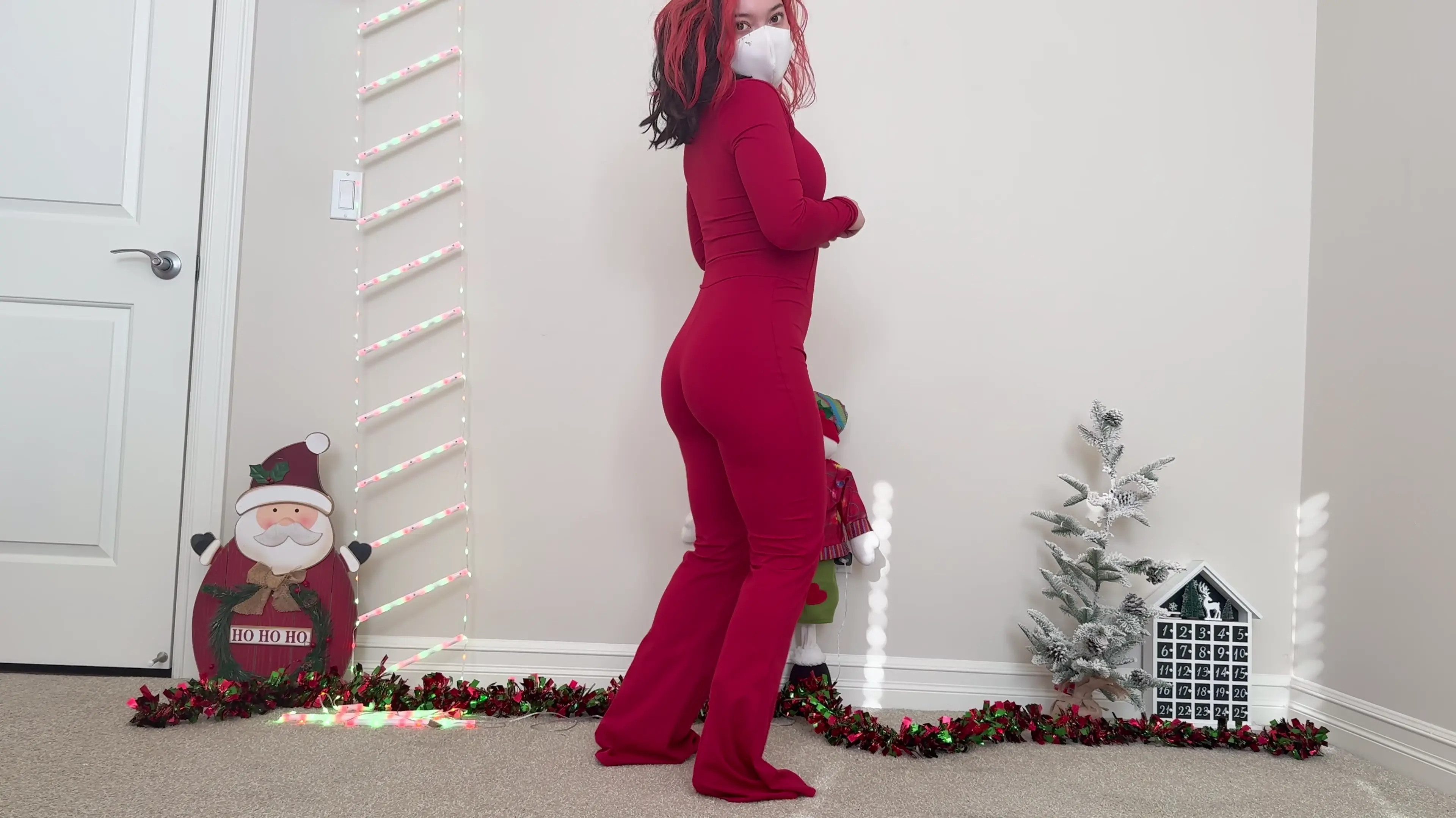 Exclusive Leak: nofacej19 - Red jump suit try on | 4 11 half Asian - Stream in FullHD | Hotleakxxx.com