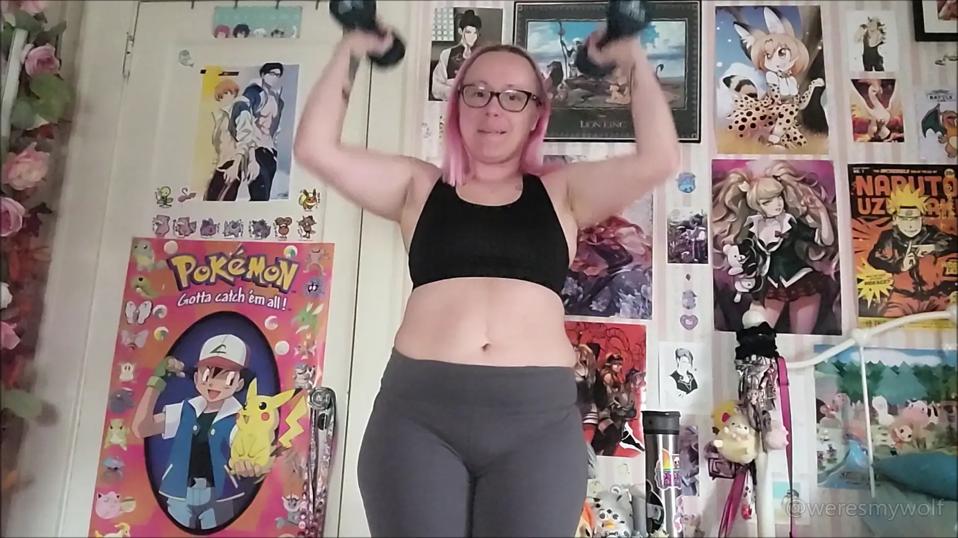 Exclusive Leak: WeresMyWolf - Arm Day with Zoey - My Workout with Dumbbells - Stream in FullHD | Hotleakxxx.com
