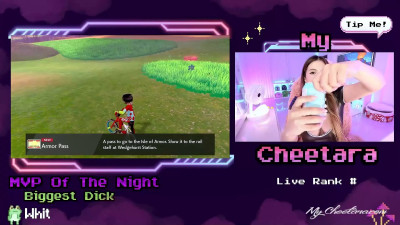 My Cheetara - Live Gaming night Pokemon Shield