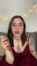AdeleHandy - Tattooed Smoking Model