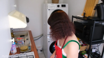 Mylene - Making dough for Santa's cookies