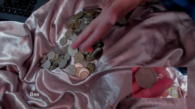 slothyIsa - ASMR series coin sorting
