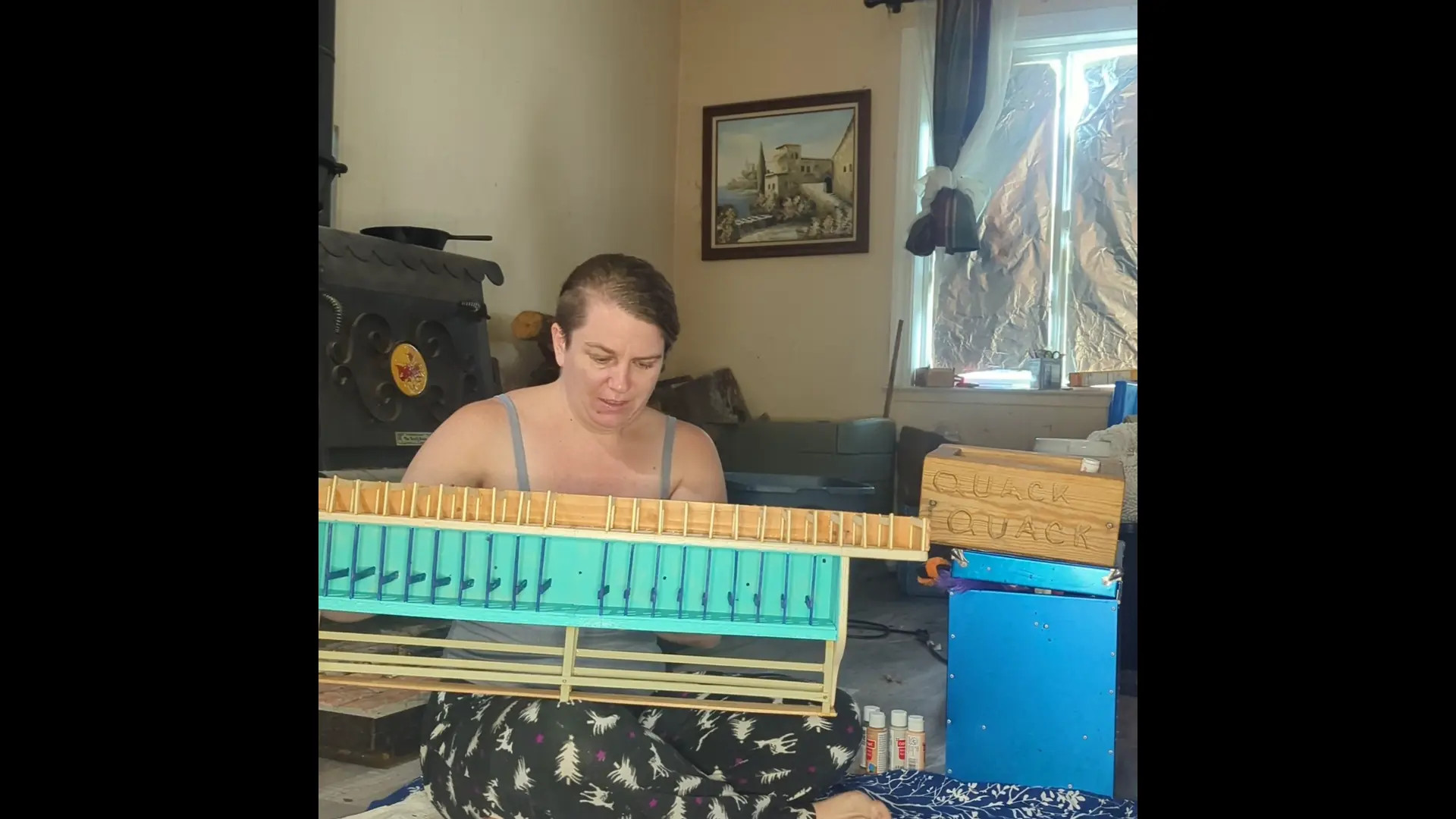 Exclusive Leak: MalkaVixel - SFW Painting a toy stable - Stream in FullHD | Hotleakxxx.com