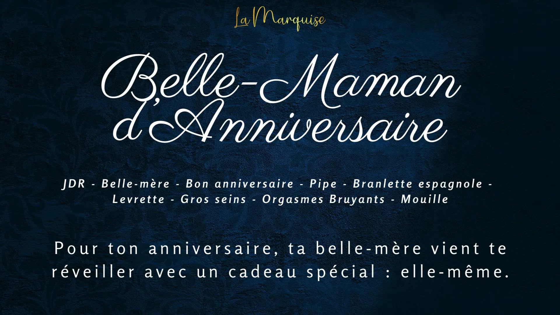 Exclusive Leak: MadameLaMarquise - Belle-maman d'anniversaire - French RPG horny step-mom - Stream in FullHD | Hotleakxxx.com
