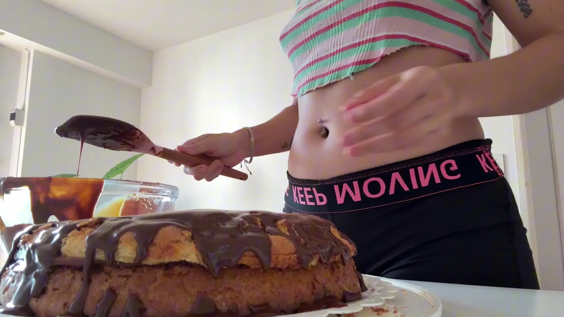 Exclusive Leak: Sara Latina - Baking birthday cake - Stream in FullHD | Hotleakxxx.com