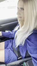 BaileyWilde - Blonde Crossdresser Driving