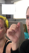 BaileyWilde - Drag Makeover - Putting on Eyeshadow