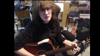 KrissyBunny - Blue Moon of Kentucky - Acoustic Guitar #SFW