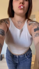AdeleHandy - 100s cigarette smoking Long nails