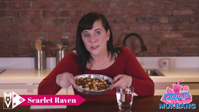 ManyVids - MV Pop: Scarlet Raven's Poutine Mukbang