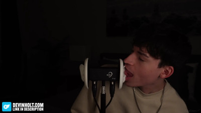Devin Holt - ASMR Intense Male Ear Licking For Relaxing