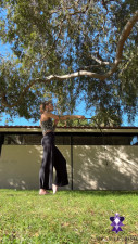 Gray Perrier - SFW Trans Girl Bullwhip Cracking Practice 2/30