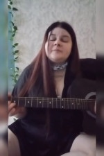 missmaya26 - Maya Playing Guitar And Singing Another Intimate Song