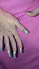 CamGirlKitten - Mooncat Moonflower Silver Holographic Nail Polish