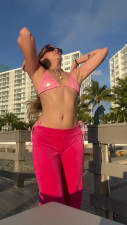 jennicoxx - Brunette Outdoors Undressing in Bikini