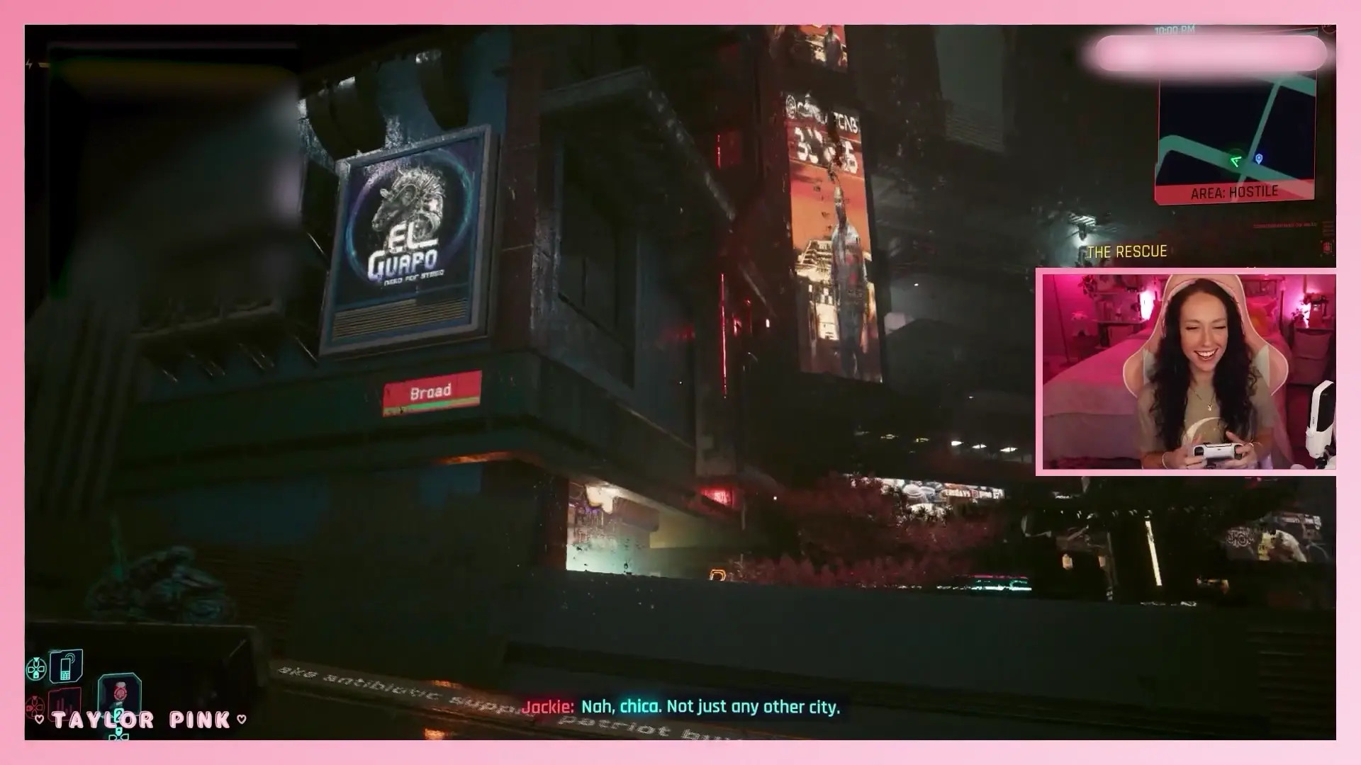 Exclusive Leak: Taylor Pink - 1st Time Seeing Night City CyberPunk2077 - Stream in FullHD | Hotleakxxx.com